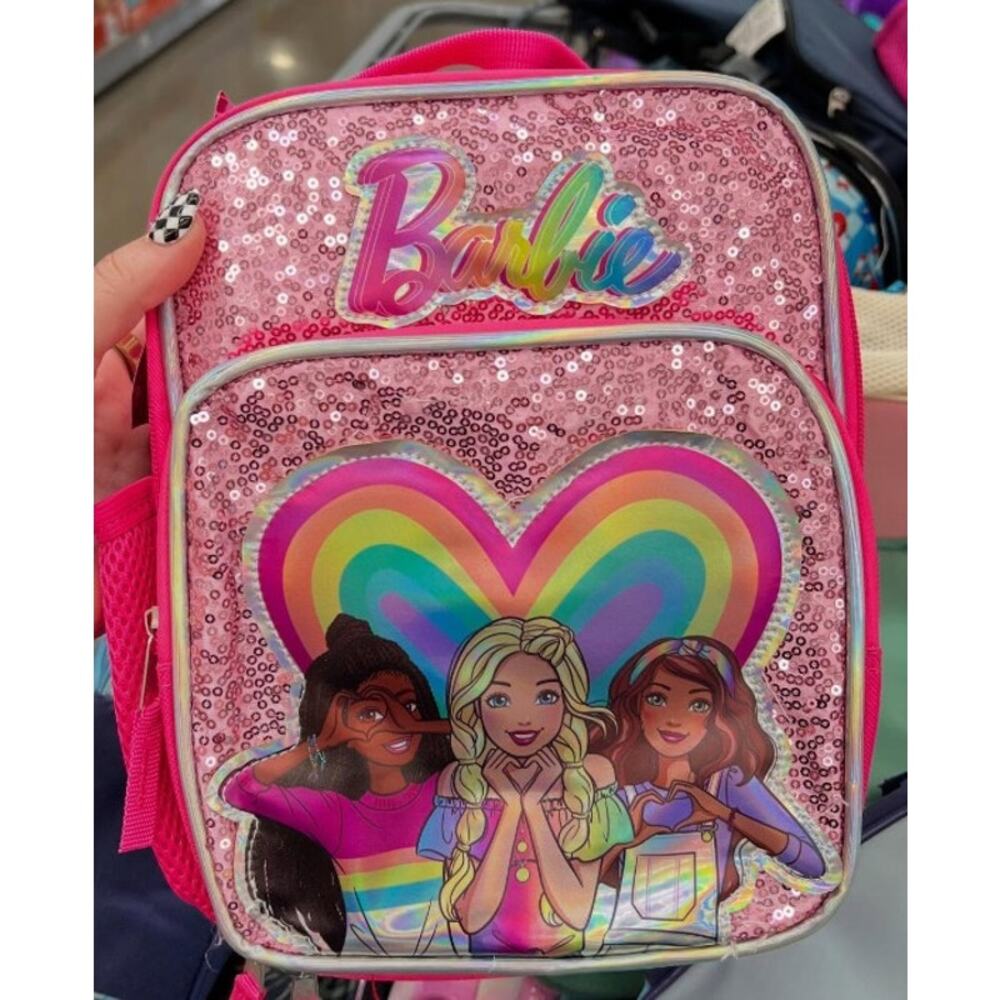 Mattel Barbie Love Wins 10 inch Girls Reusable Lunch Kit Pink | NWT